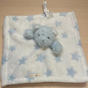 Blankets Beyond Baby Security Blanket Blue Bear White Nunu Blue Stars Lovey